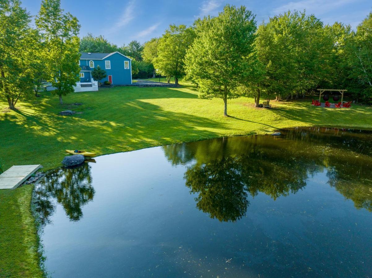 Mountain Blue Vista - Luxury Retreat Near Ski Resorts With Pond, Firepit And Hot Tub Виндхам Экстерьер фото