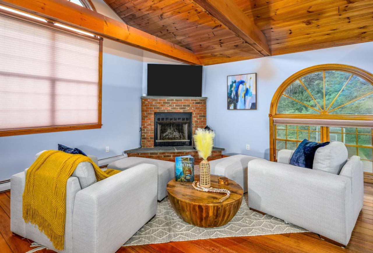 Mountain Blue Vista - Luxury Retreat Near Ski Resorts With Pond, Firepit And Hot Tub Виндхам Экстерьер фото