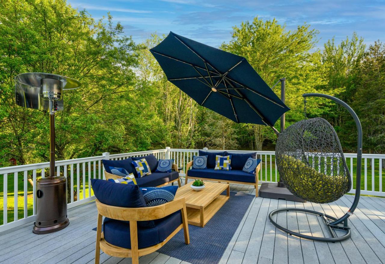Mountain Blue Vista - Luxury Retreat Near Ski Resorts With Pond, Firepit And Hot Tub Виндхам Экстерьер фото