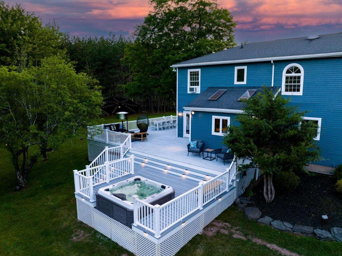 Mountain Blue Vista - Luxury Retreat Near Ski Resorts With Pond, Firepit And Hot Tub Виндхам Экстерьер фото