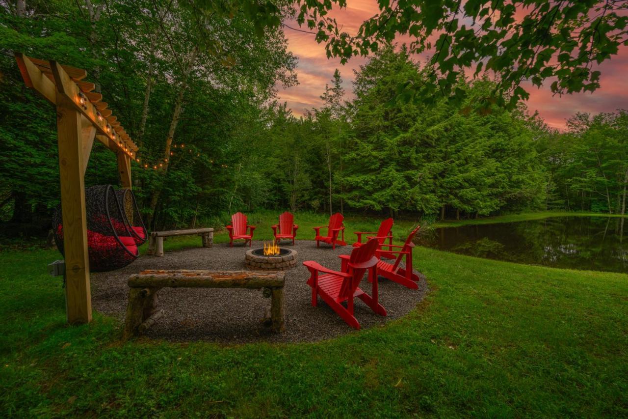 Mountain Blue Vista - Luxury Retreat Near Ski Resorts With Pond, Firepit And Hot Tub Виндхам Экстерьер фото