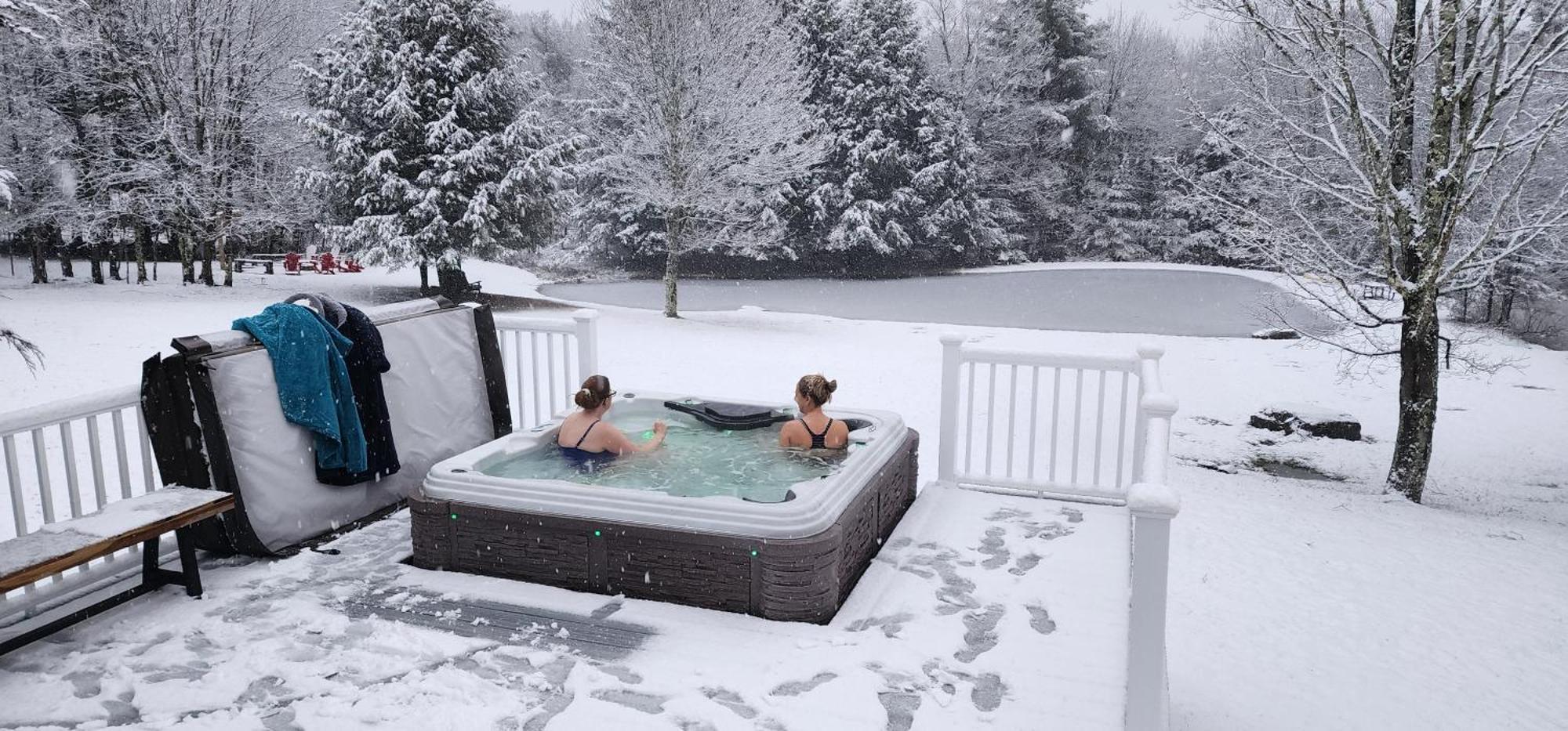 Mountain Blue Vista - Luxury Retreat Near Ski Resorts With Pond, Firepit And Hot Tub Виндхам Экстерьер фото